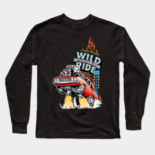 Hot Rod Wild Ride Muscle Car Long Sleeve T-Shirt